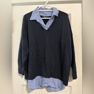 Ralph Lauren Blue Striped Shirt